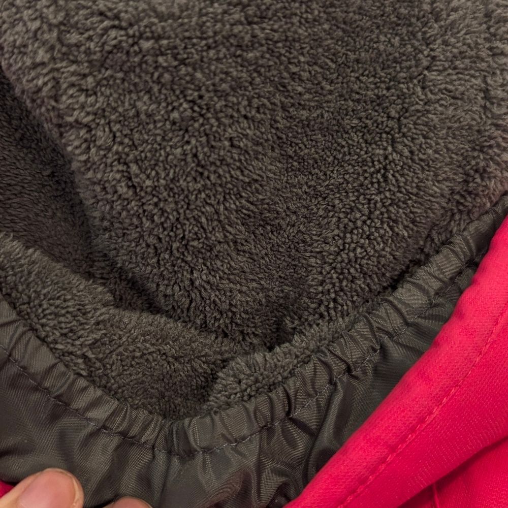 New Red Ledge Girl Fury Insulated Pink Red Winter Ski Hooded Jacket Parker Sz L - Picture 11 of 11